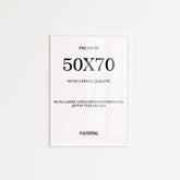 50 X 70 Beyaz Lamine Çerçeve