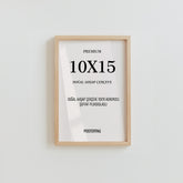 10 X 15 Doğal Ahşap Çerçeve