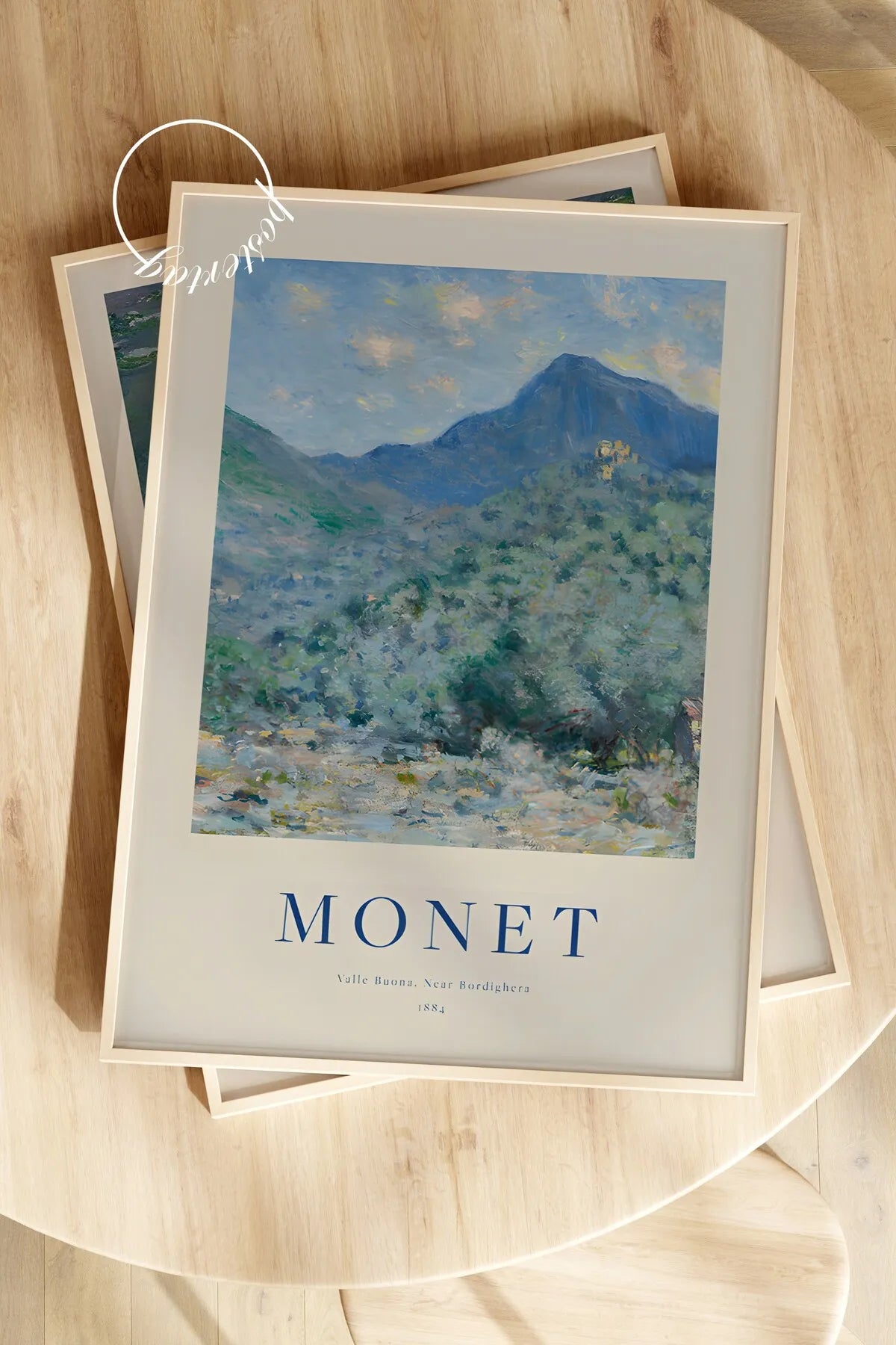 Valle Buona Near Bordighera [Claude Monet] - Şık Yağlı Boya Tablo