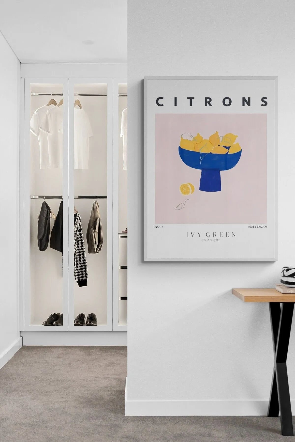 Citrons - Modern Soyut Meyve Posteri