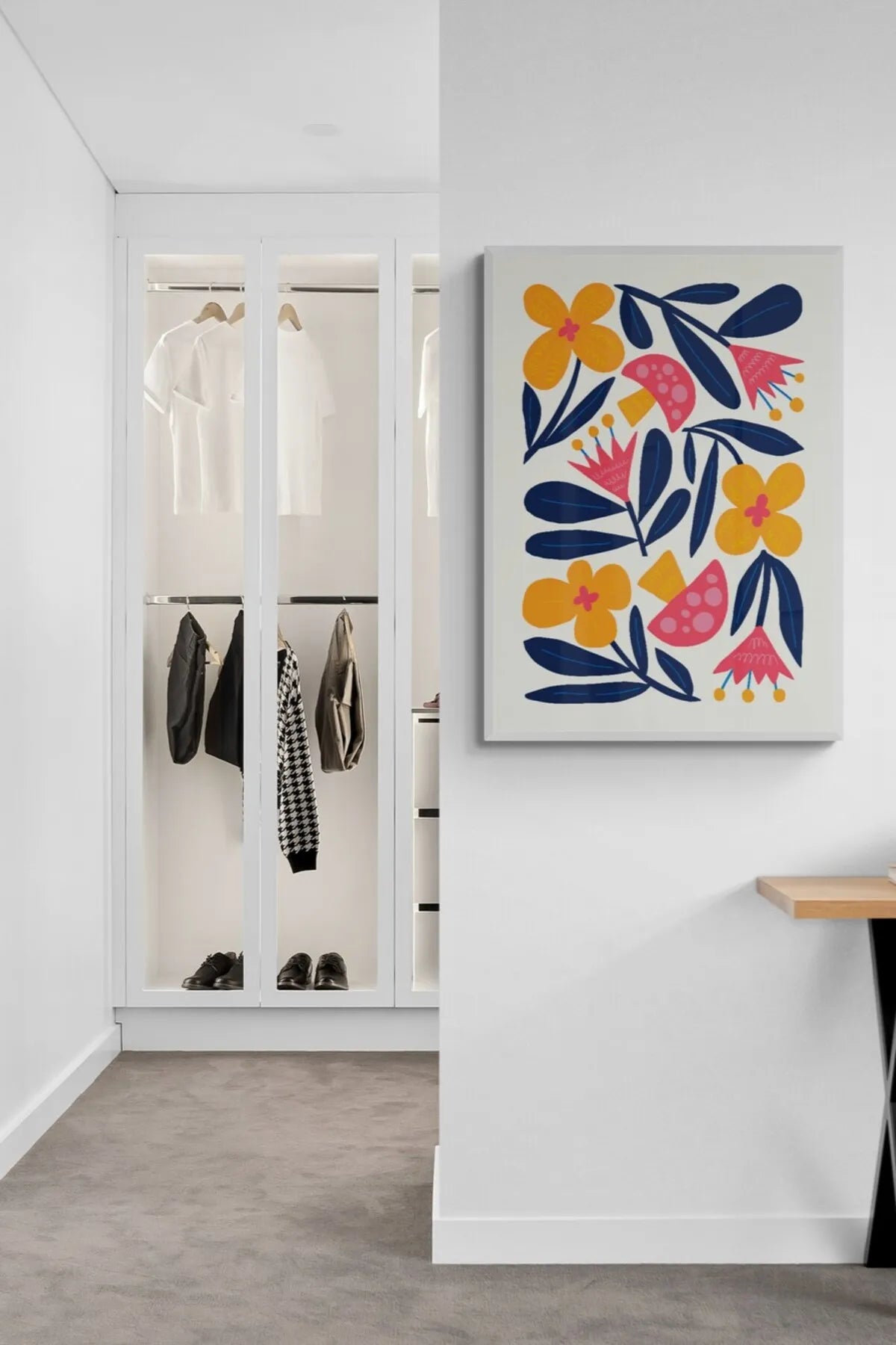 Estetik Çiçek Temalı Rengarenk Botanik Posteri [Henri Matisse]