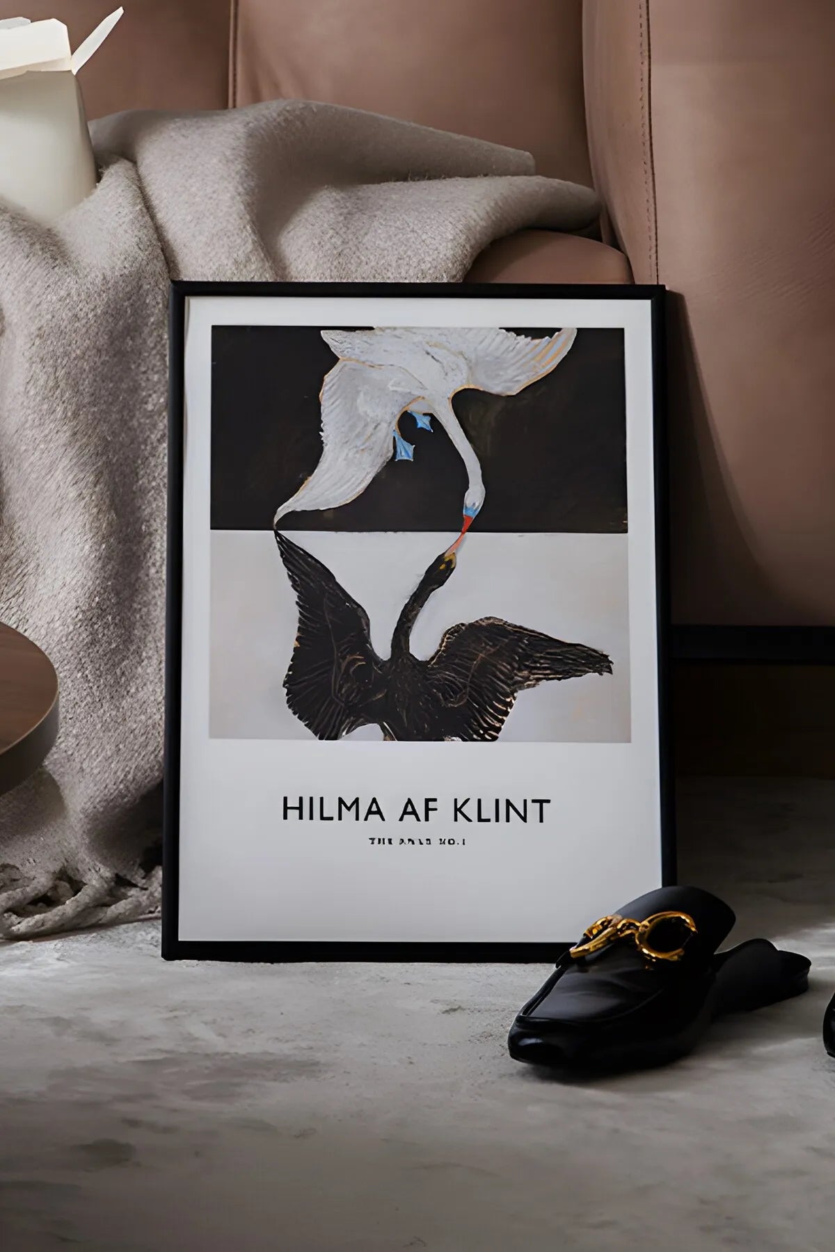 The Swan No.1 [Hilma Af Klint] - Modern Soyut Tablo