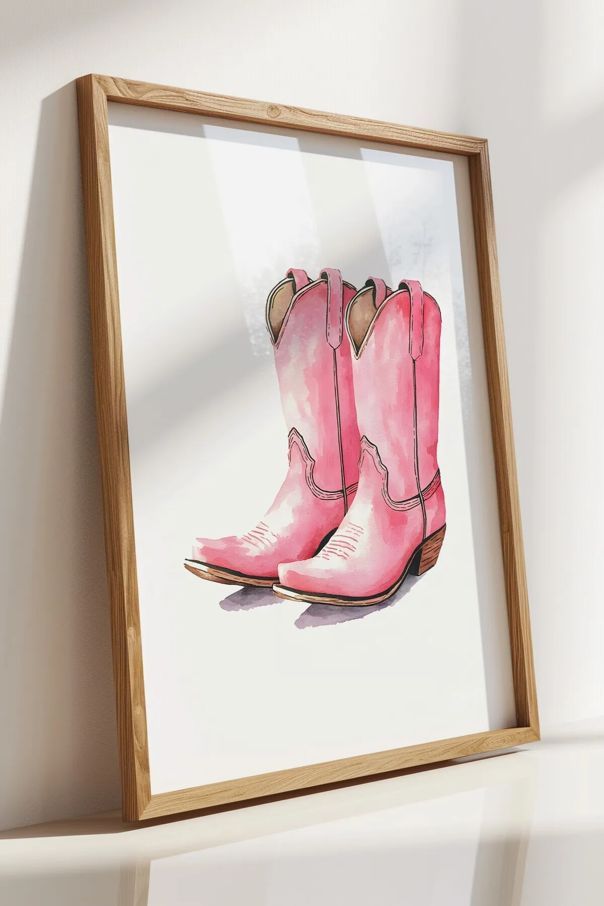 Pembe Kovboy 3'lü Poster Seti