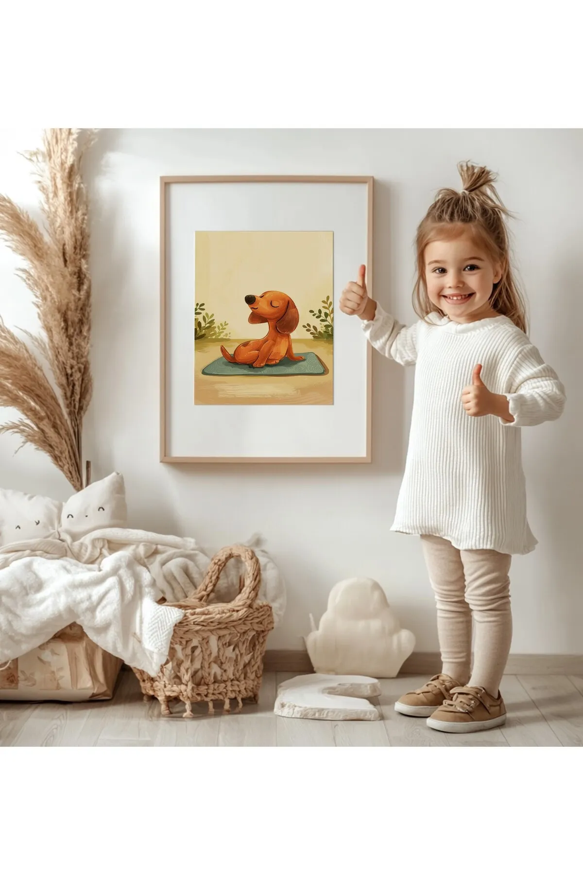 Sevimli Yogi Estetik 3'lü Poster Seti