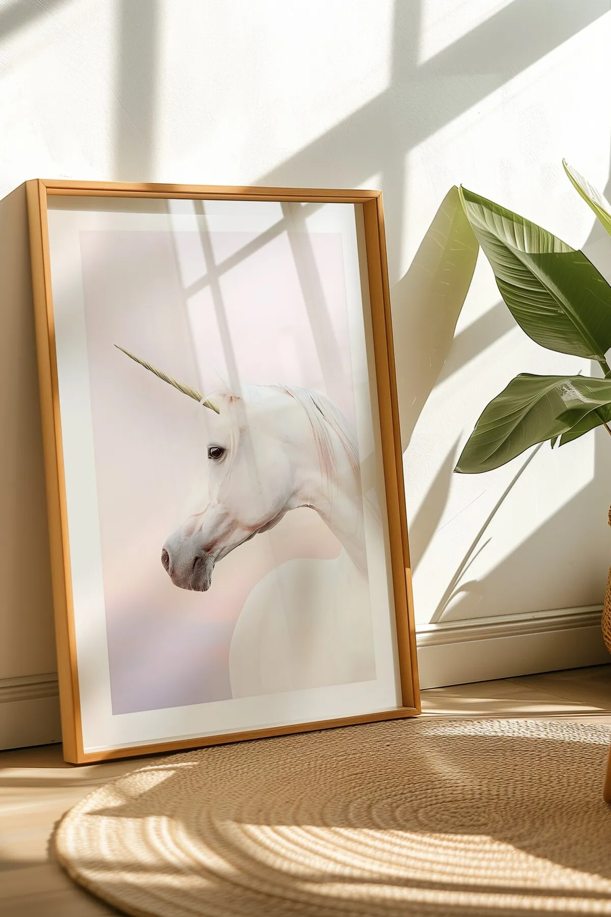 Prenses ve Unicornu Estetik 4'lü Poster Seti