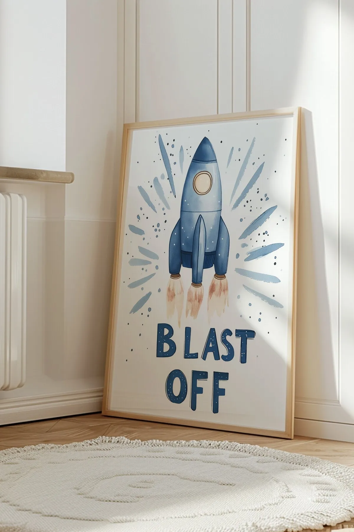 Yıldız, Balon, Roket 3'lü Poster Seti