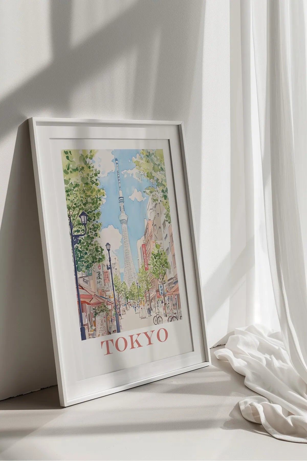 Tokyo - Bohem Tarzda Estetik Şehir Tablosu