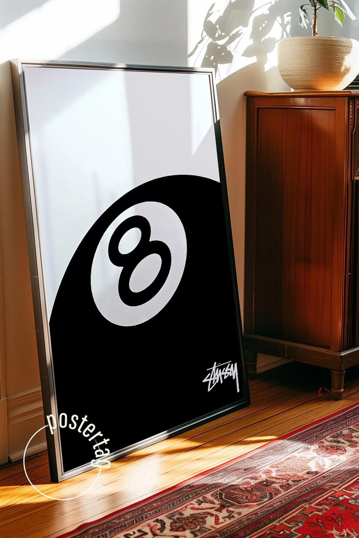 8 Ball Aura Tarzı Özel Tasarım Poster