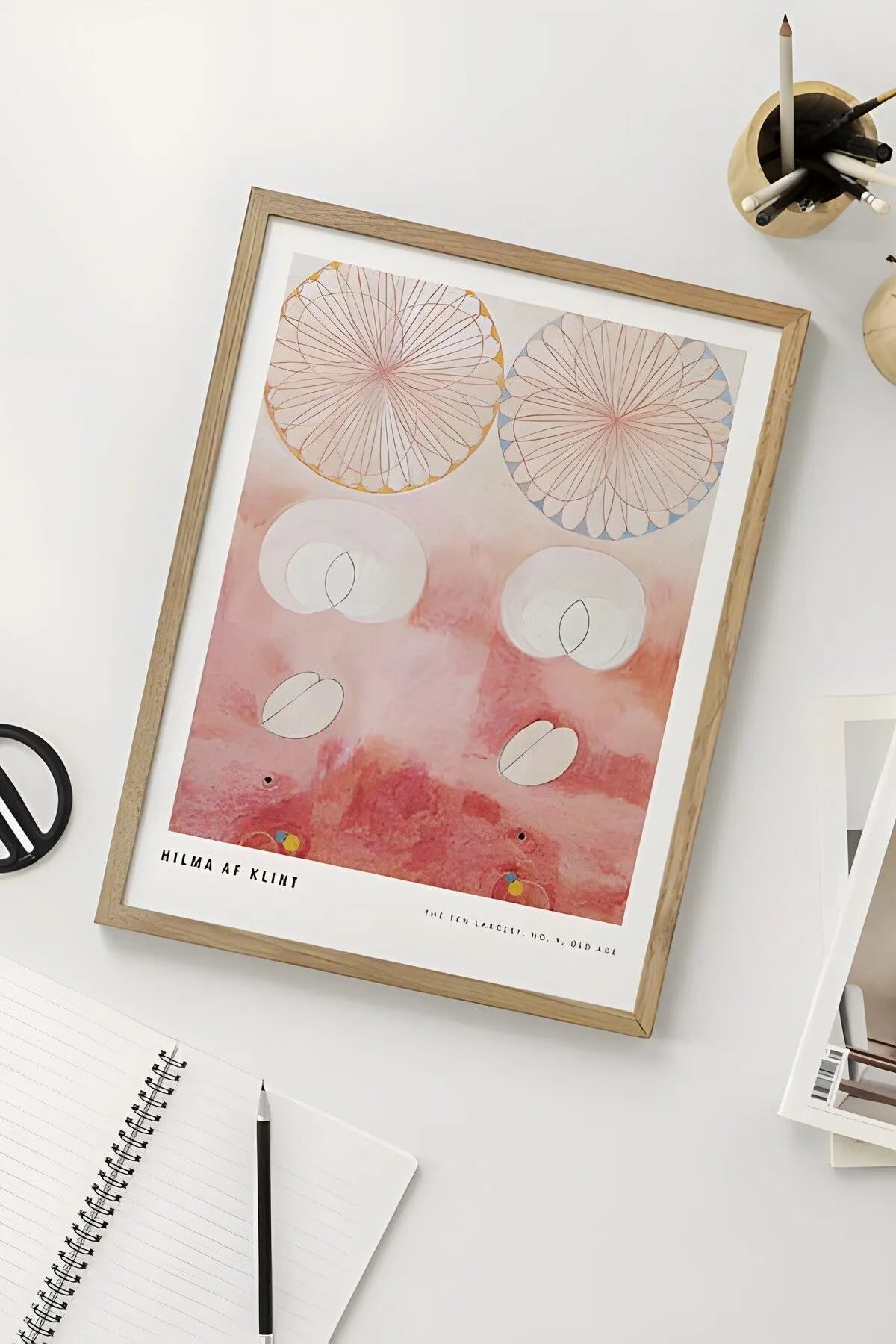 The Ten Largest No.9 [Hilma Af Klint] - Modern Soyut Tablo