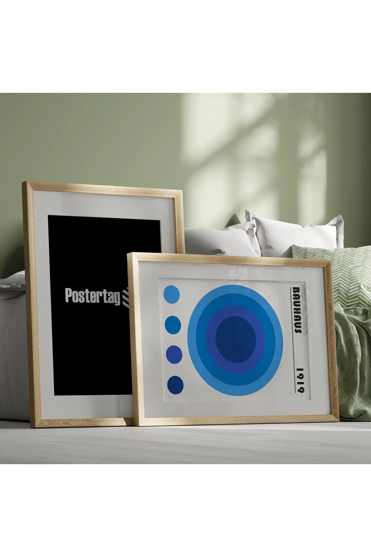 [Bauhaus] Lacivert Temalı Modern Estetik Poster