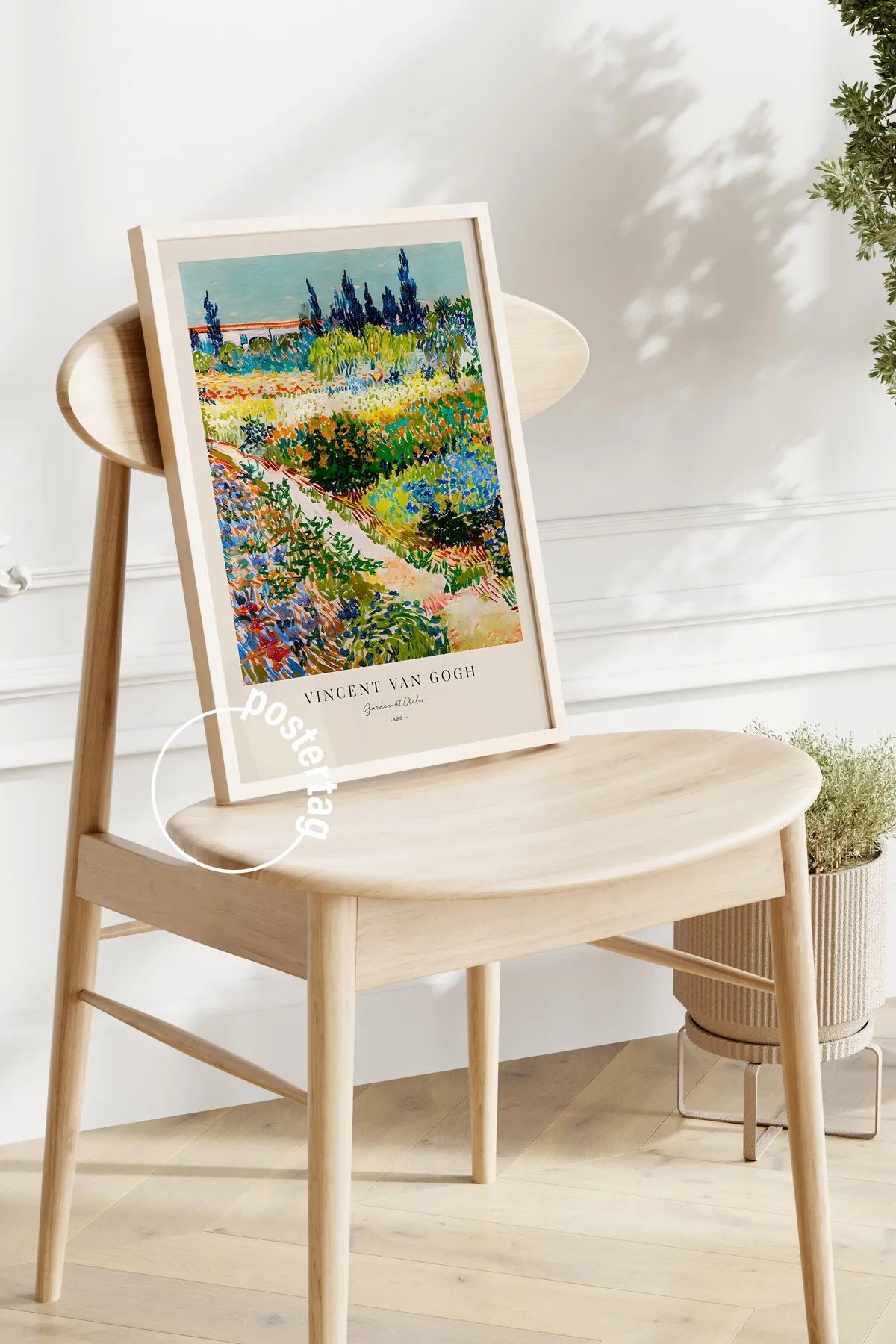 Garden at Arles [Van Gogh] - Modern Estetik Tablo