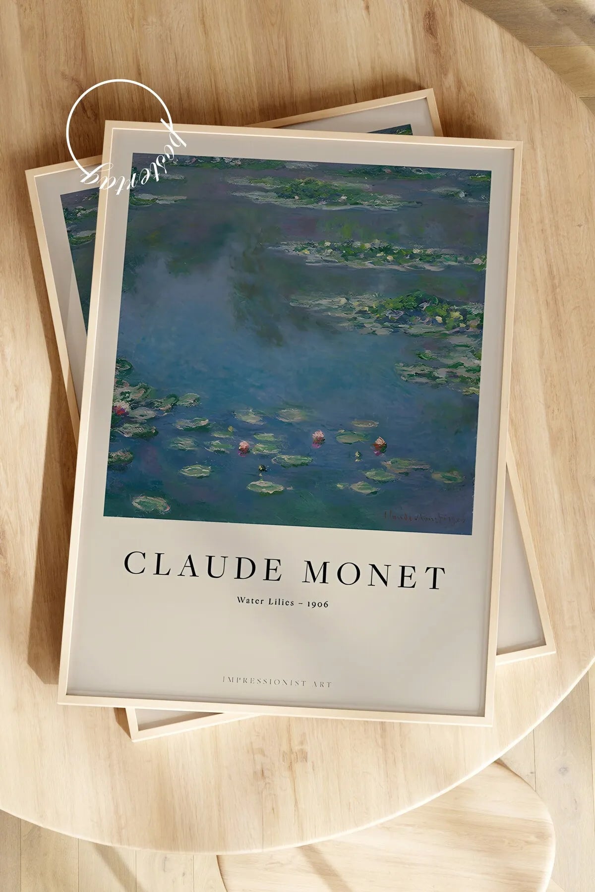 Water Lilies [Claude Monet] - Şık Yağlı Boya Tablo