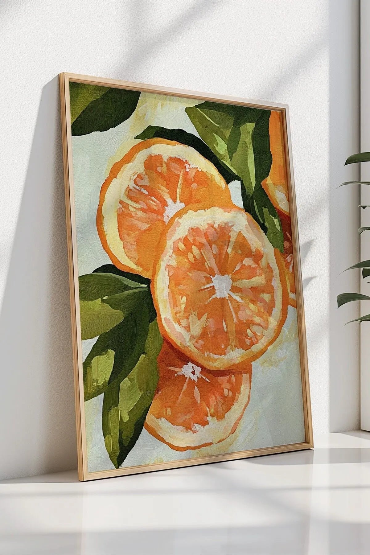 Limon & Mandalina - 2'li Modern Meyve Poster Seti