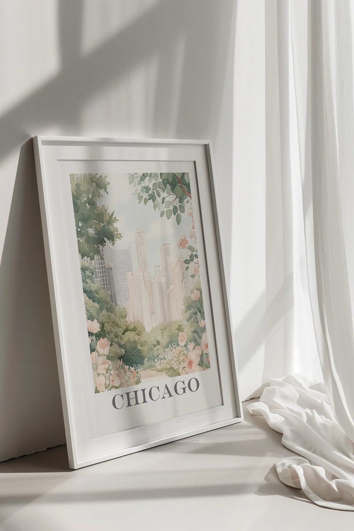Chicago - Bohem Tarzda Estetik Şehir Tablosu
