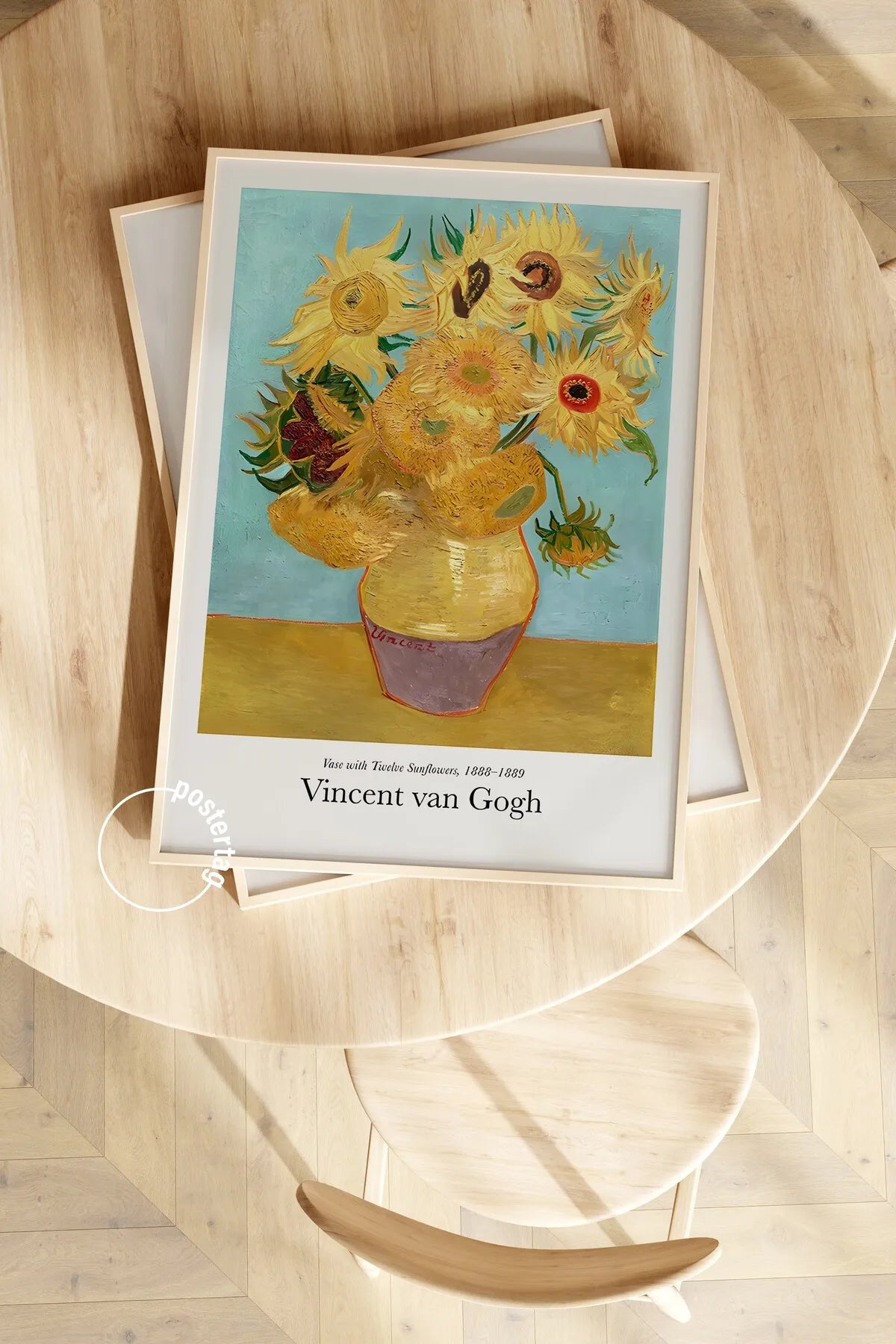 Vase with Twelve Sunflowers [Van Gogh] - Modern Estetik Tablo