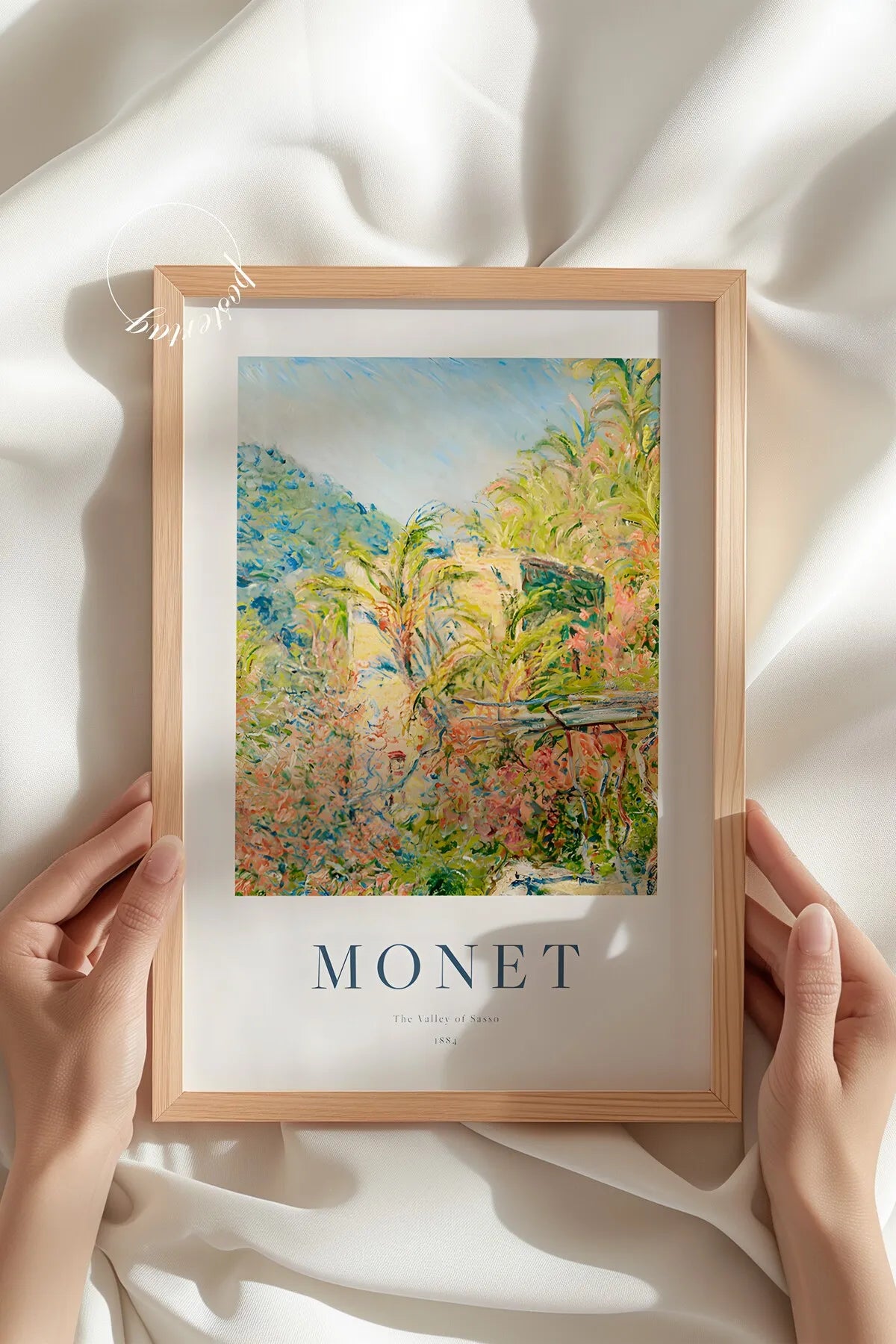 The Valley of Sasso [Claude Monet] - Şık Yağlı Boya Tablo