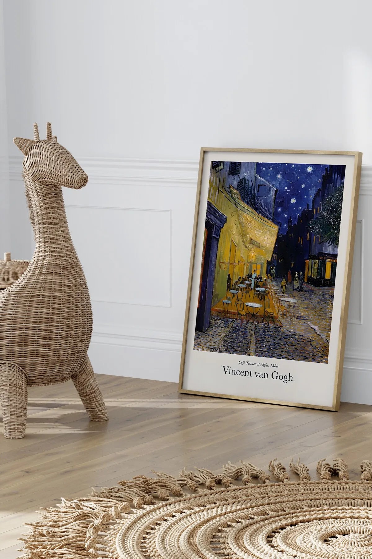 Café Terrace at Night [Van Gogh] - Modern Estetik Tablo