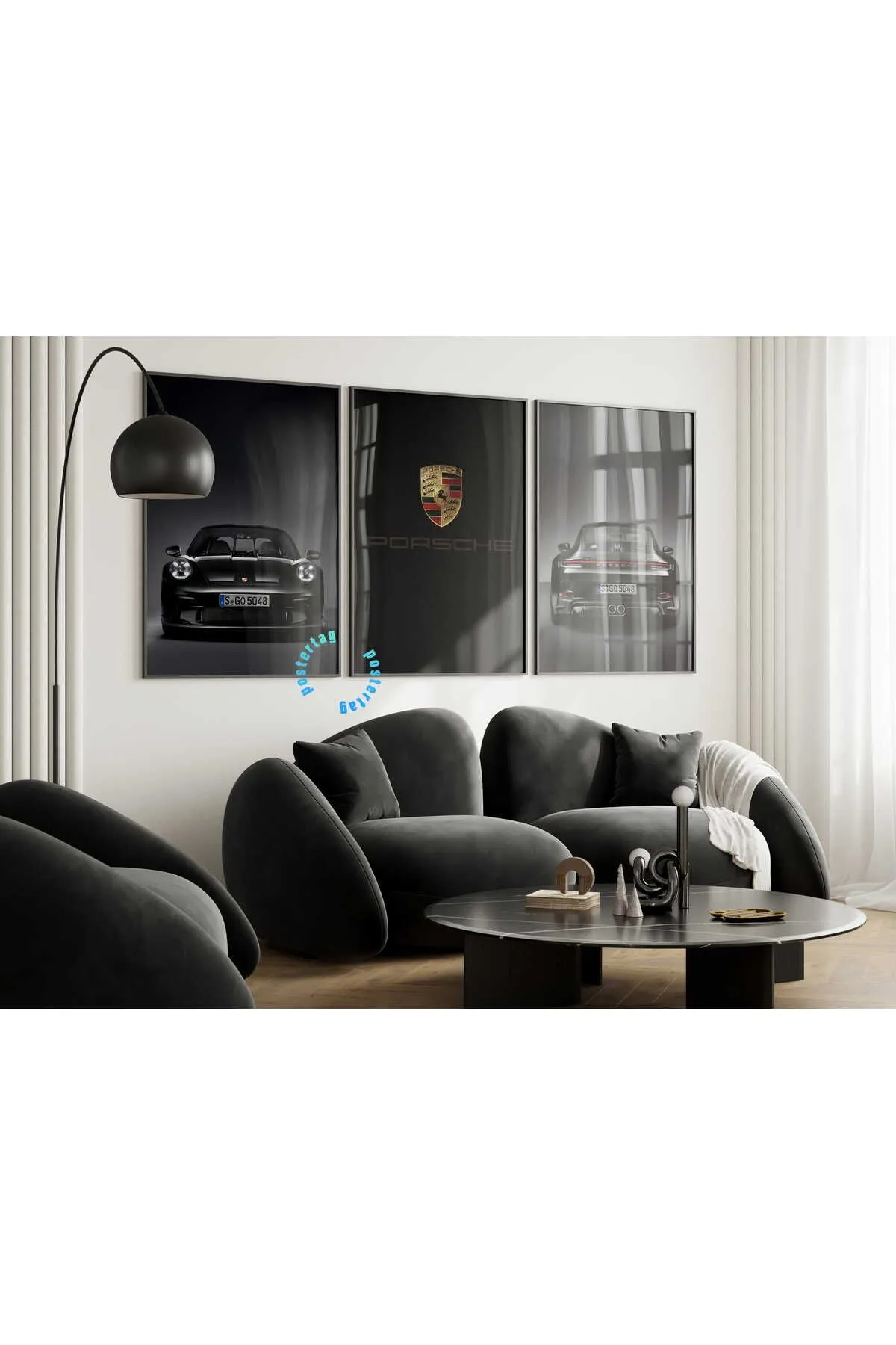 Posrche 911 3'lü Poster Seti