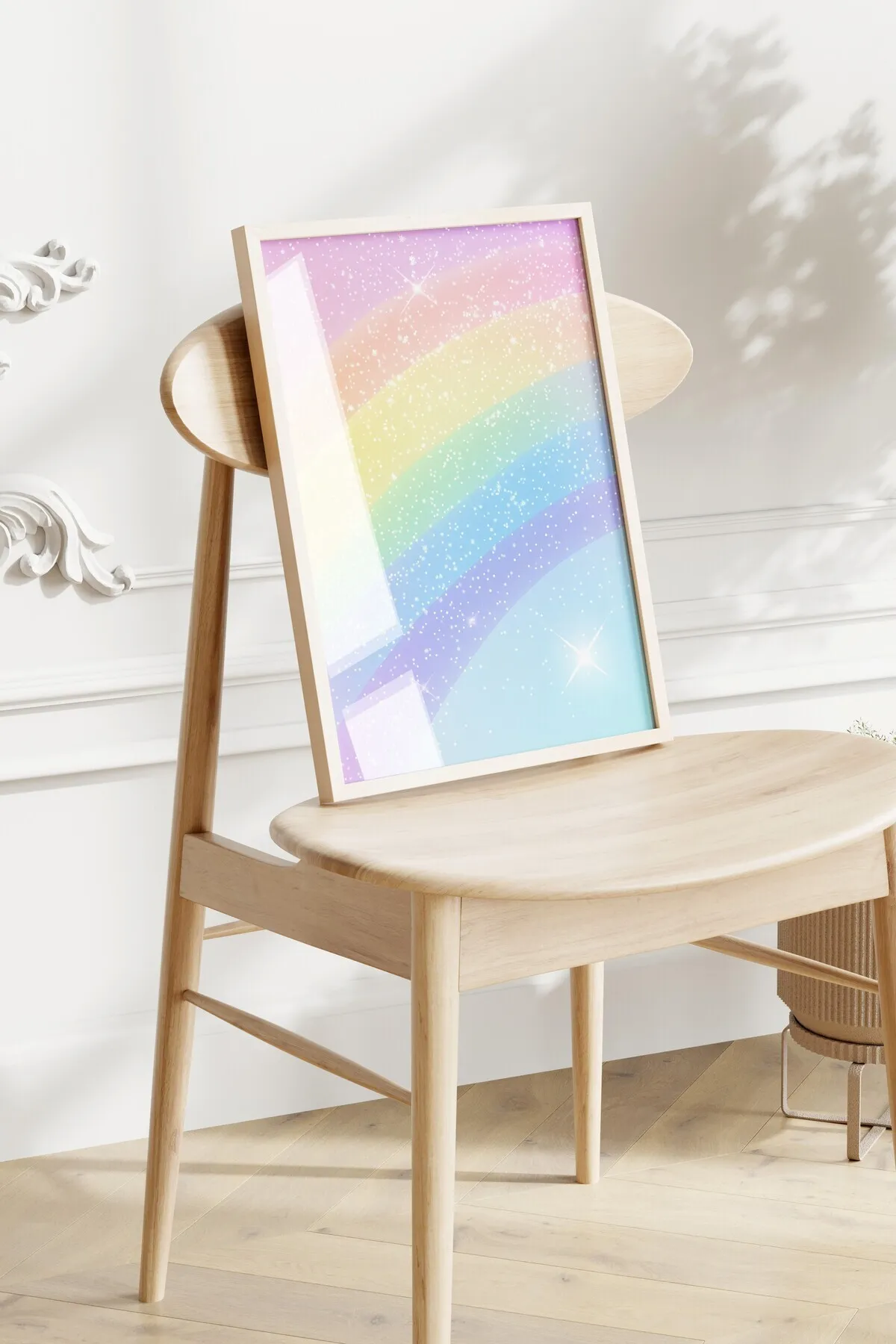 Tatlı Unicorn ve Gökkuşağı 3'lü Poster Seti