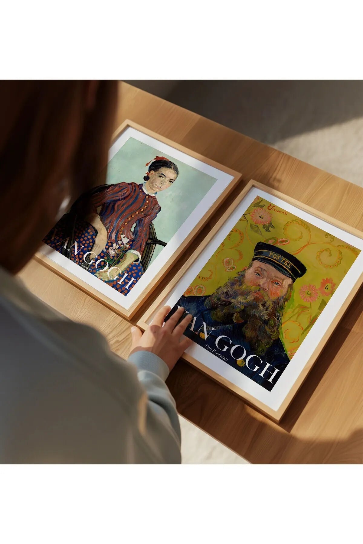 La Mousme & The Postman [Van Gogh] 2'li Şık Yağlı Boya Tablo