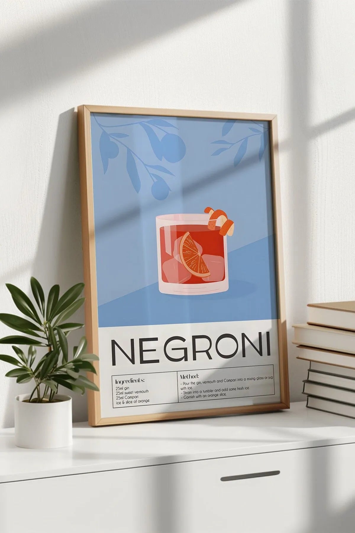 Negroni - Modern Kokteyl Tablo