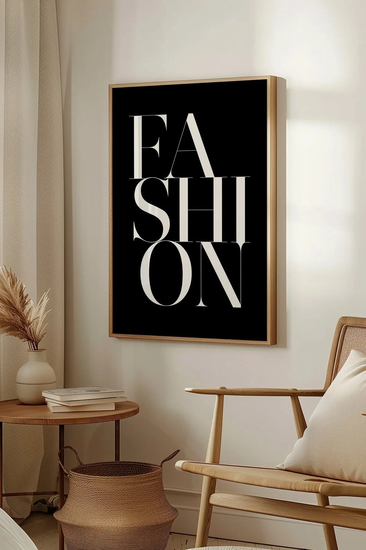 FASHION Siyah Lüx Moda Posteri