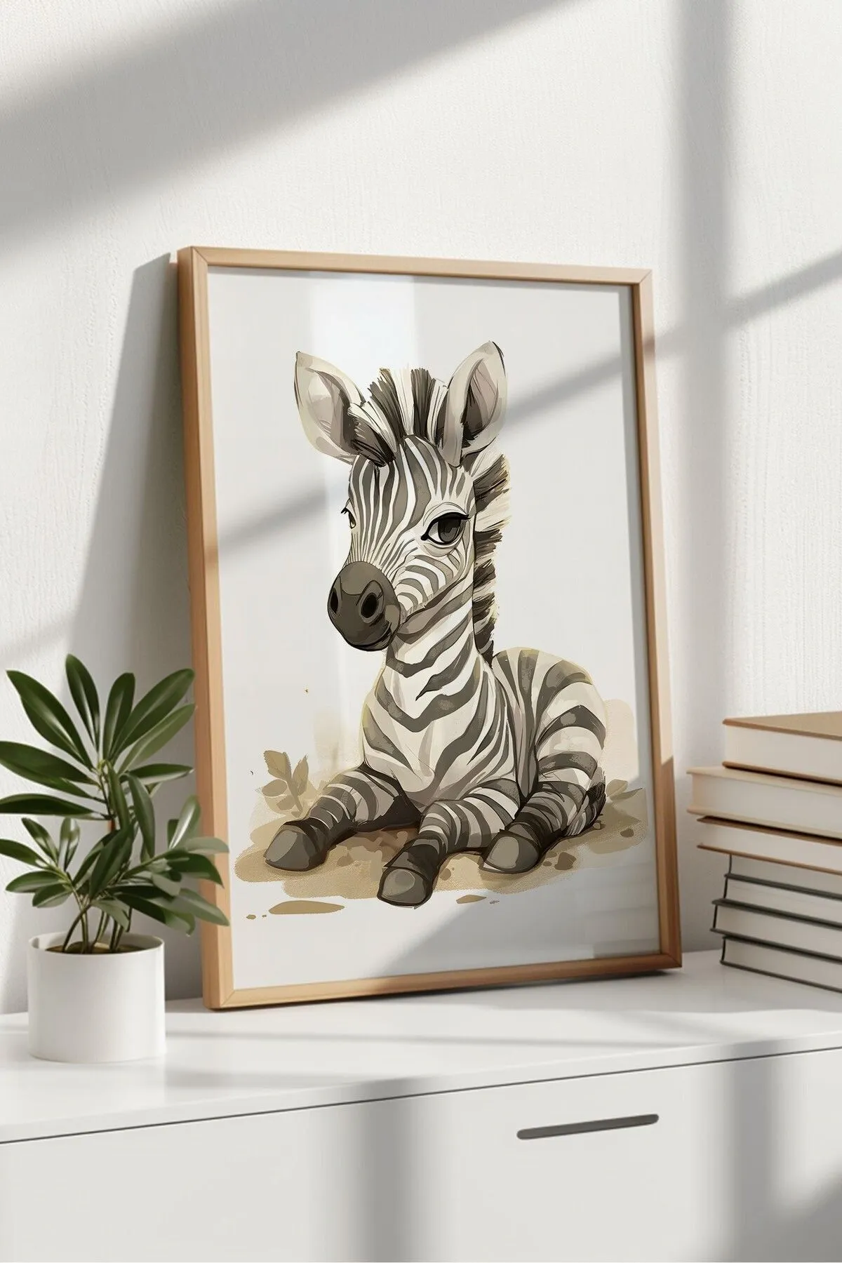 Safari Hayvan Tasarımlı 3'lü Poster Seti