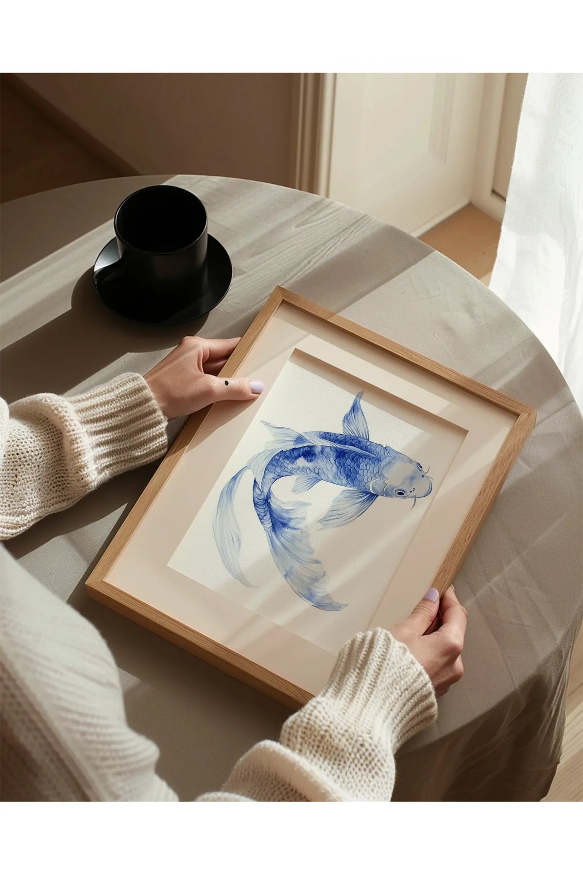 Ying Yang Balıkları Uzak Doğu Felsefesi 2'li Poster Seti