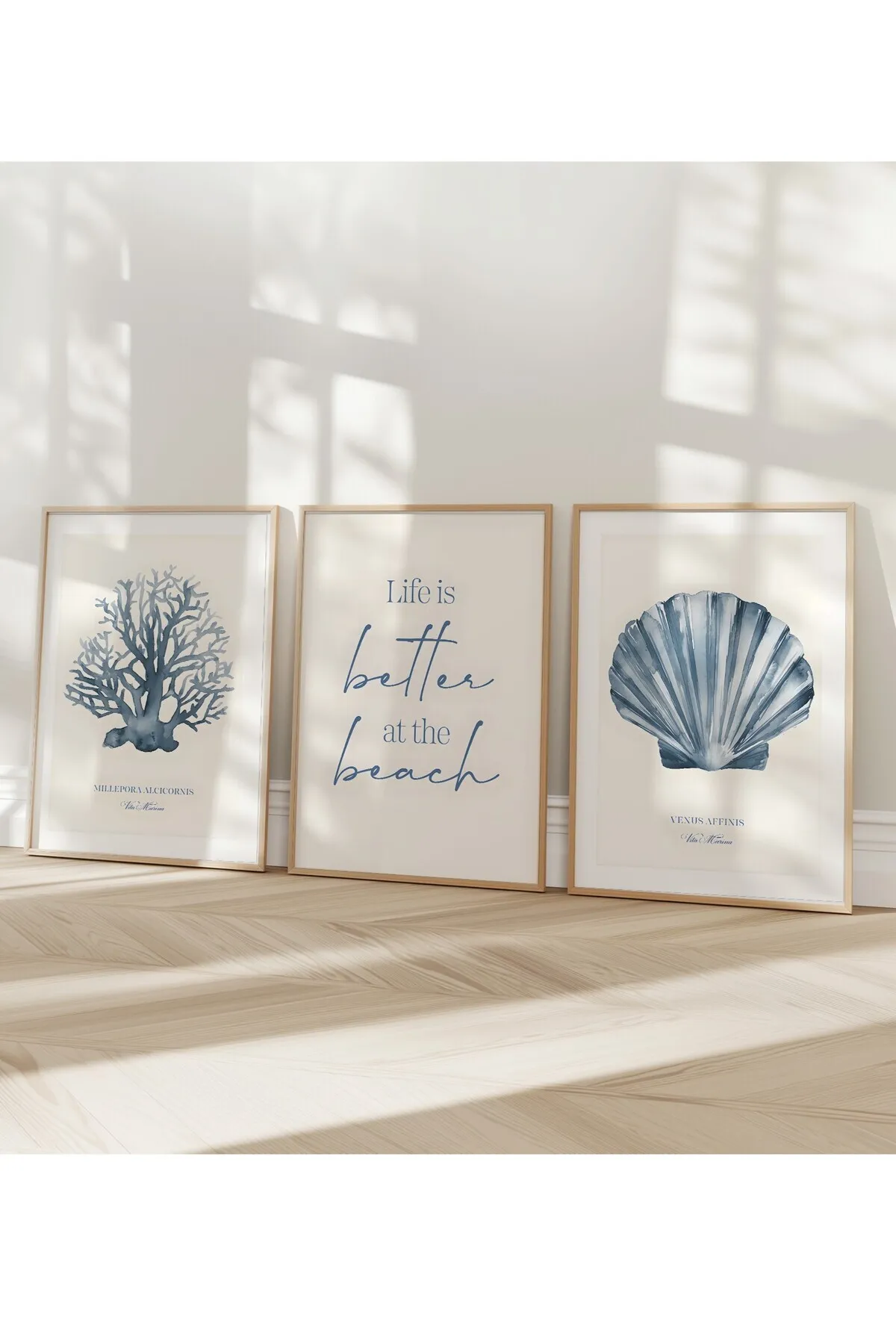 Deniz Canlıları Huzurlu 3'lü Poster Seti