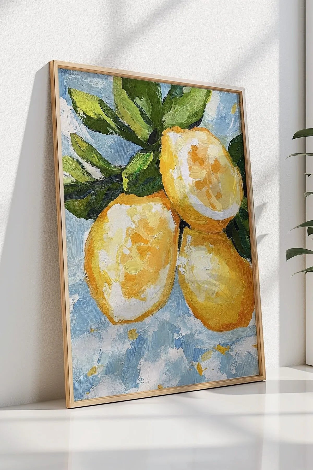 Limon & Mandalina - 2'li Modern Meyve Poster Seti