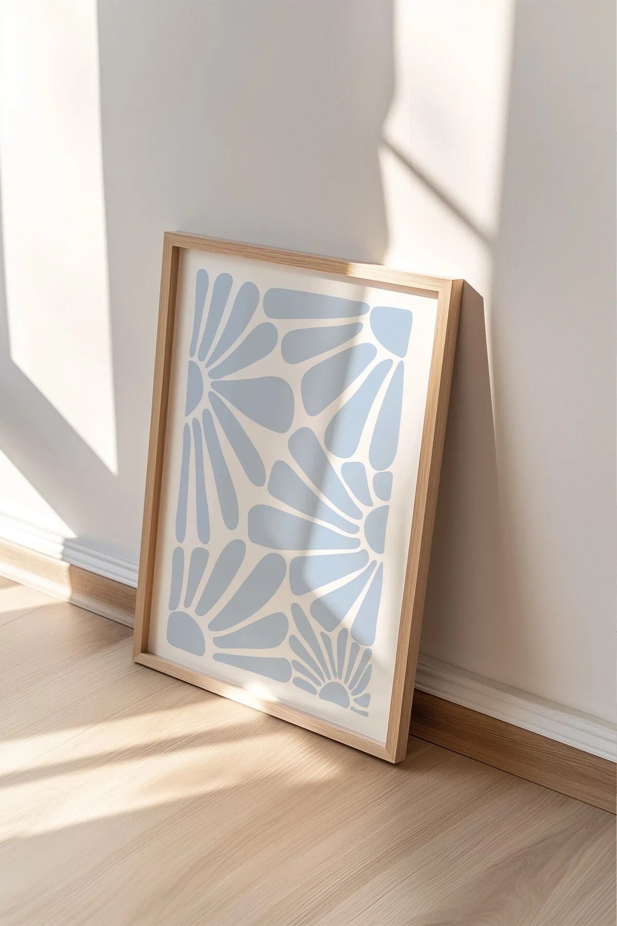 [Henri Matisse] Buz Mavisi Botanik Temalı 3'lü Poster Seti