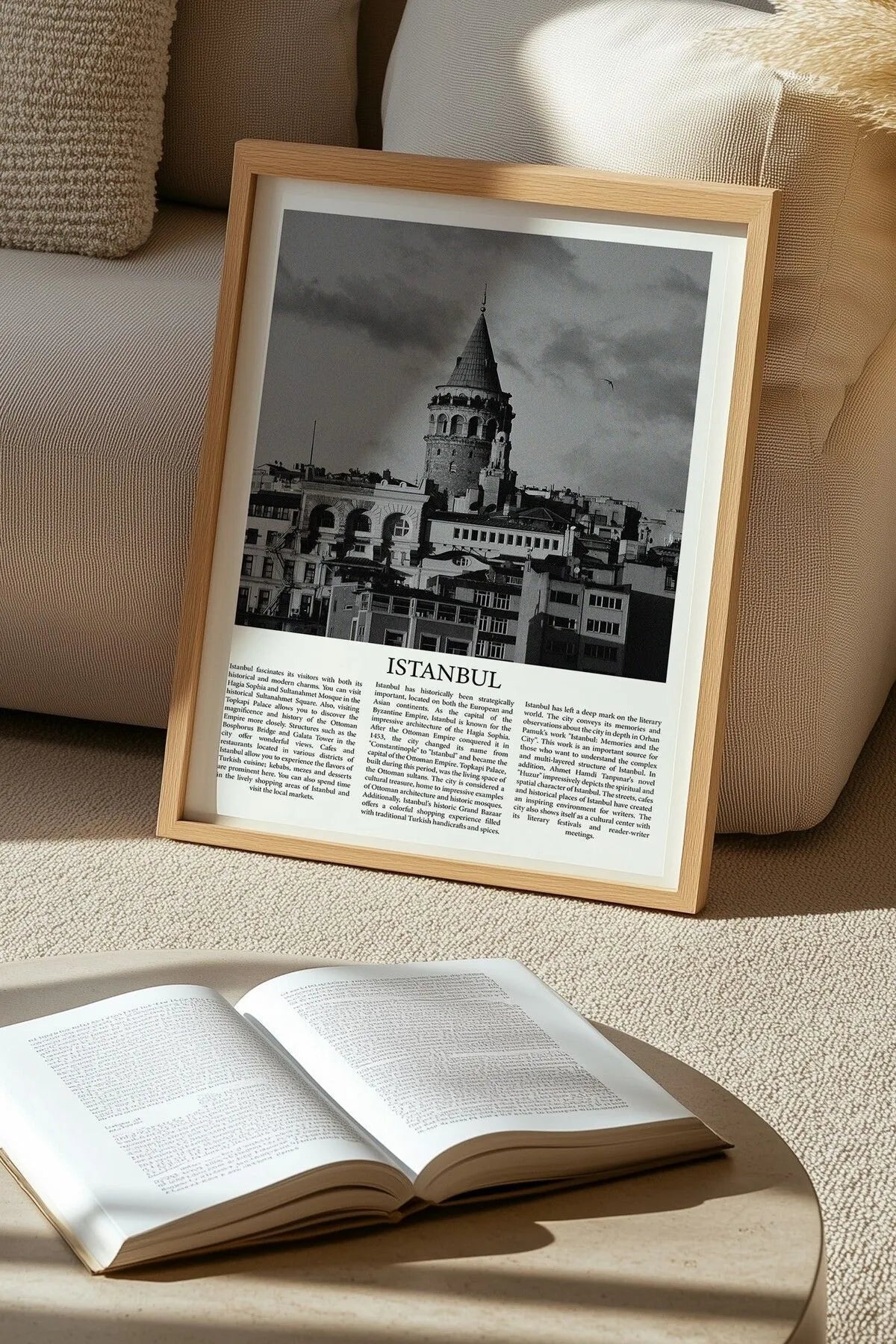 İstanbul Özel Tasarım Şehir Tablosu