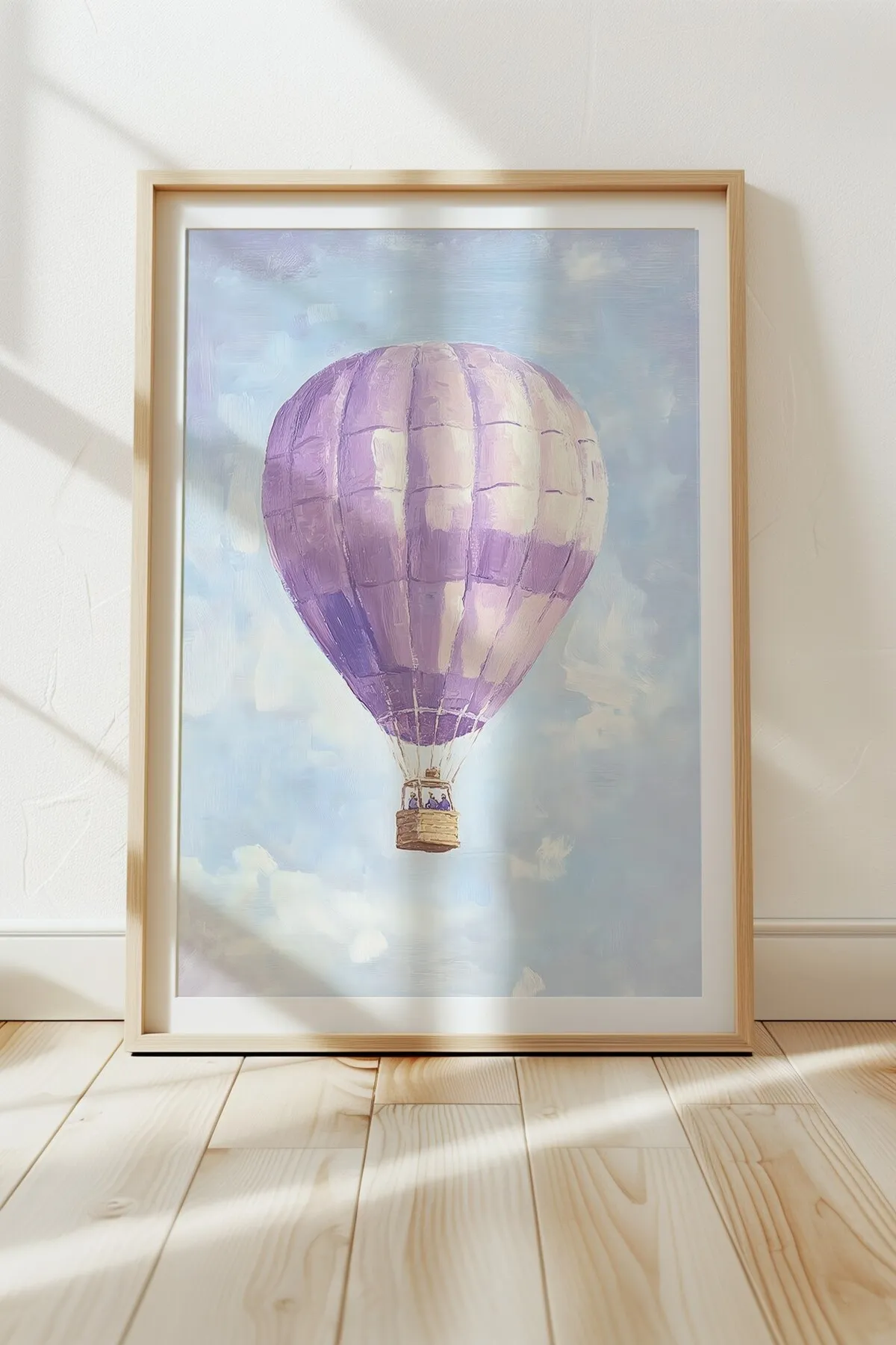 Mor Temalı Uyku Tavşanı 3'lü Poster Seti