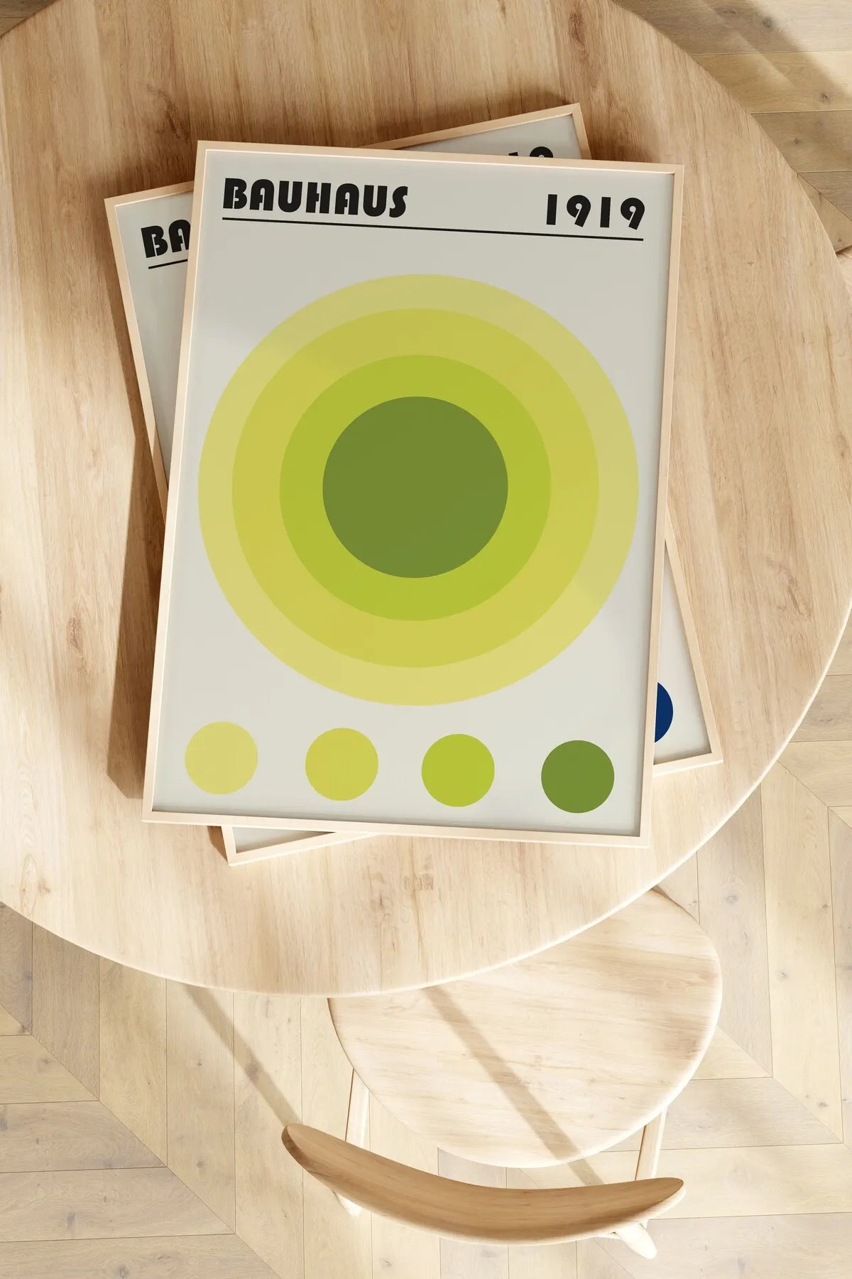 [Bauhaus] Açık Yeşil Temalı Modern Estetik Poster