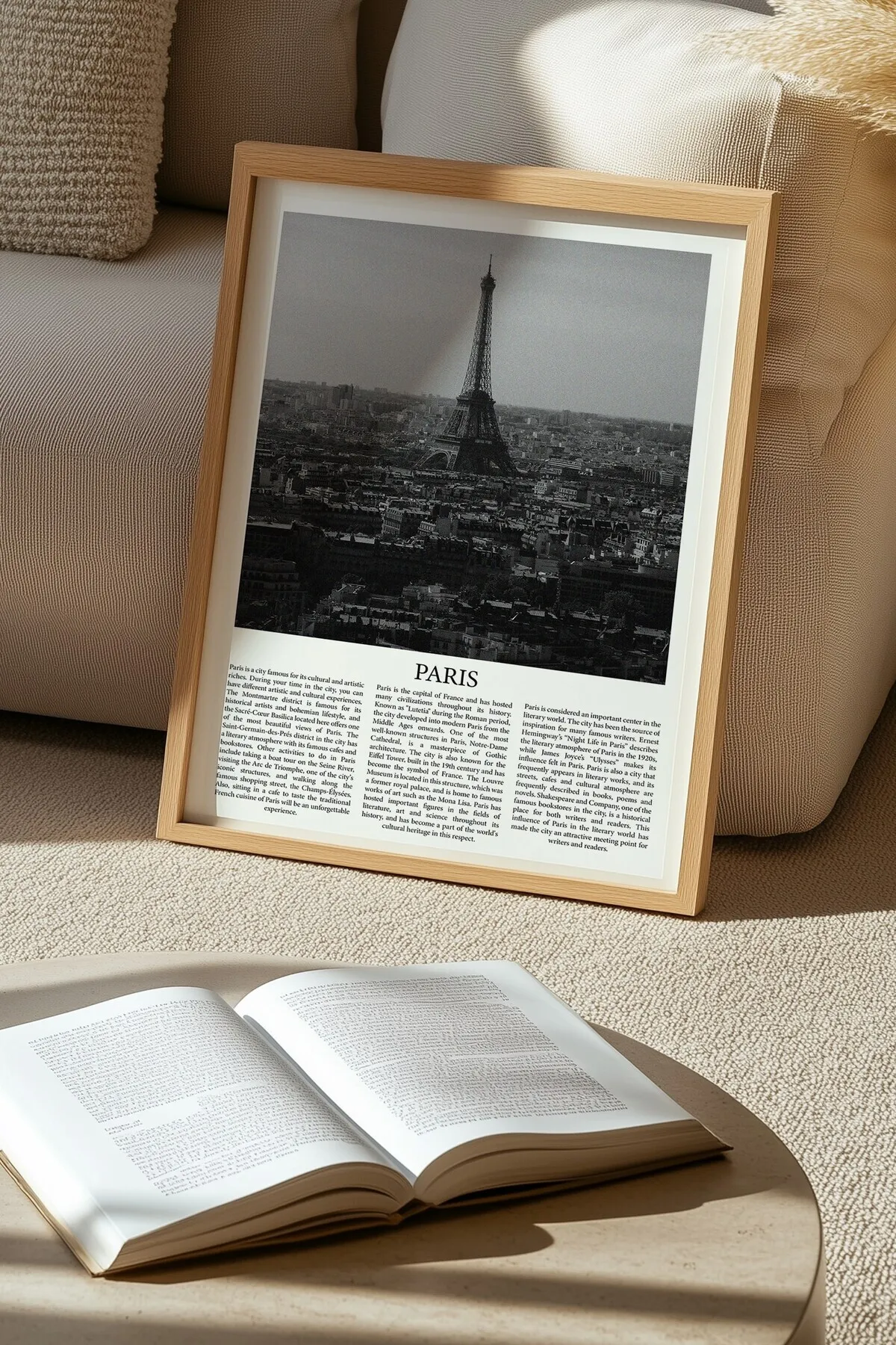 New York - Roma - Paris 3'lü Poster Seti