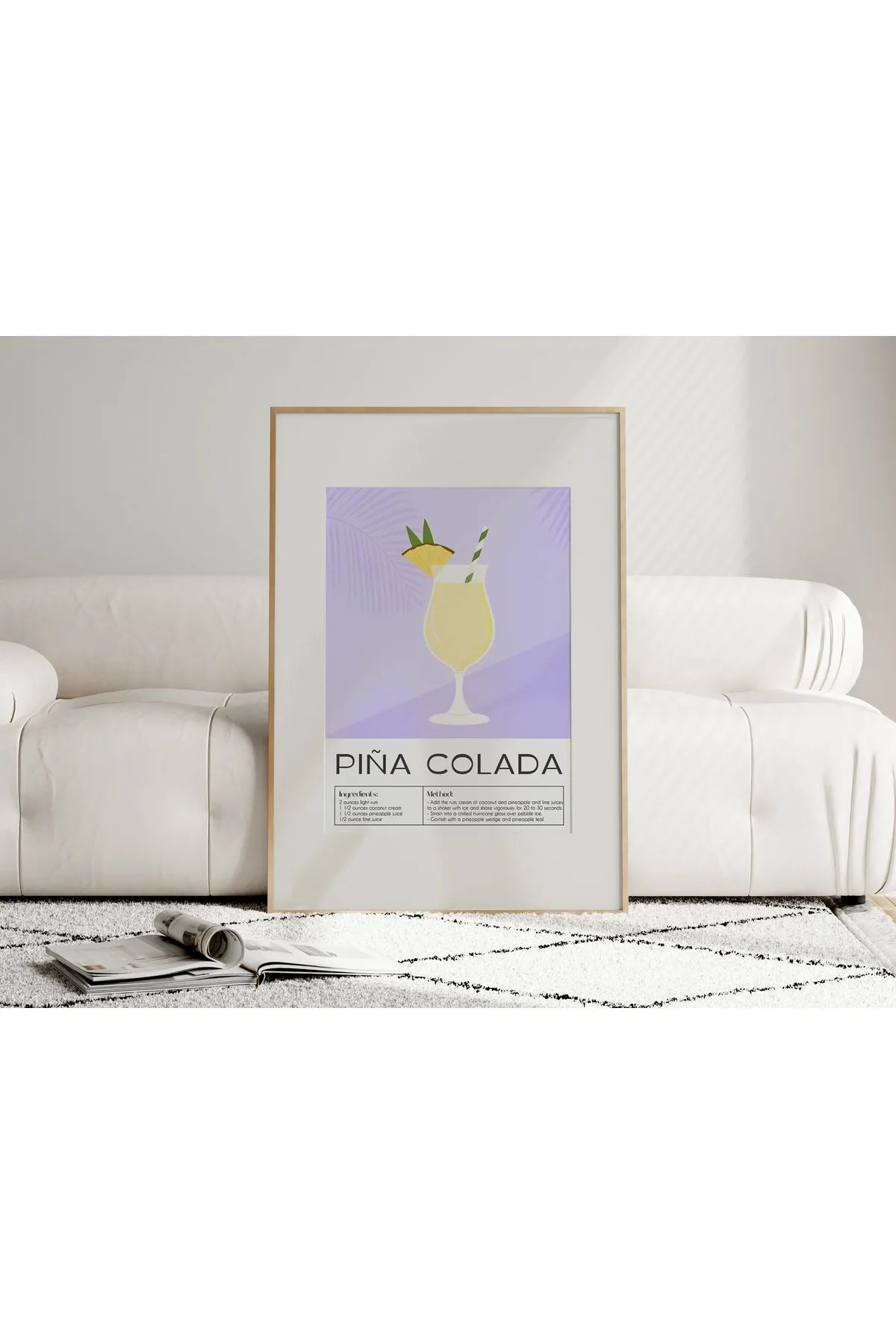 Pina Colada - Modern Kokteyl Tablo