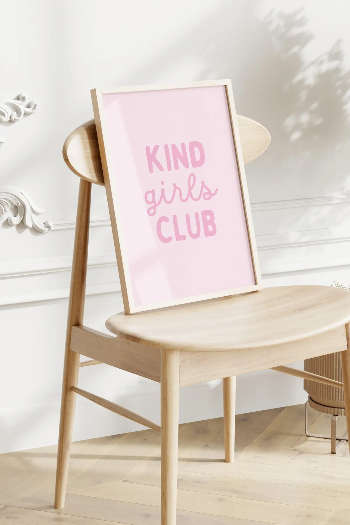 Pembe Pozitif Enerji Temalı 3'lü Poster Seti