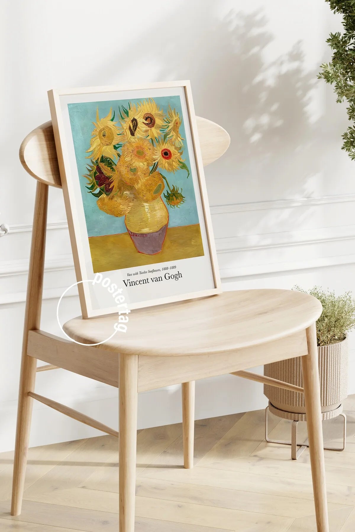 Vase with Twelve Sunflowers [Van Gogh] - Modern Estetik Tablo