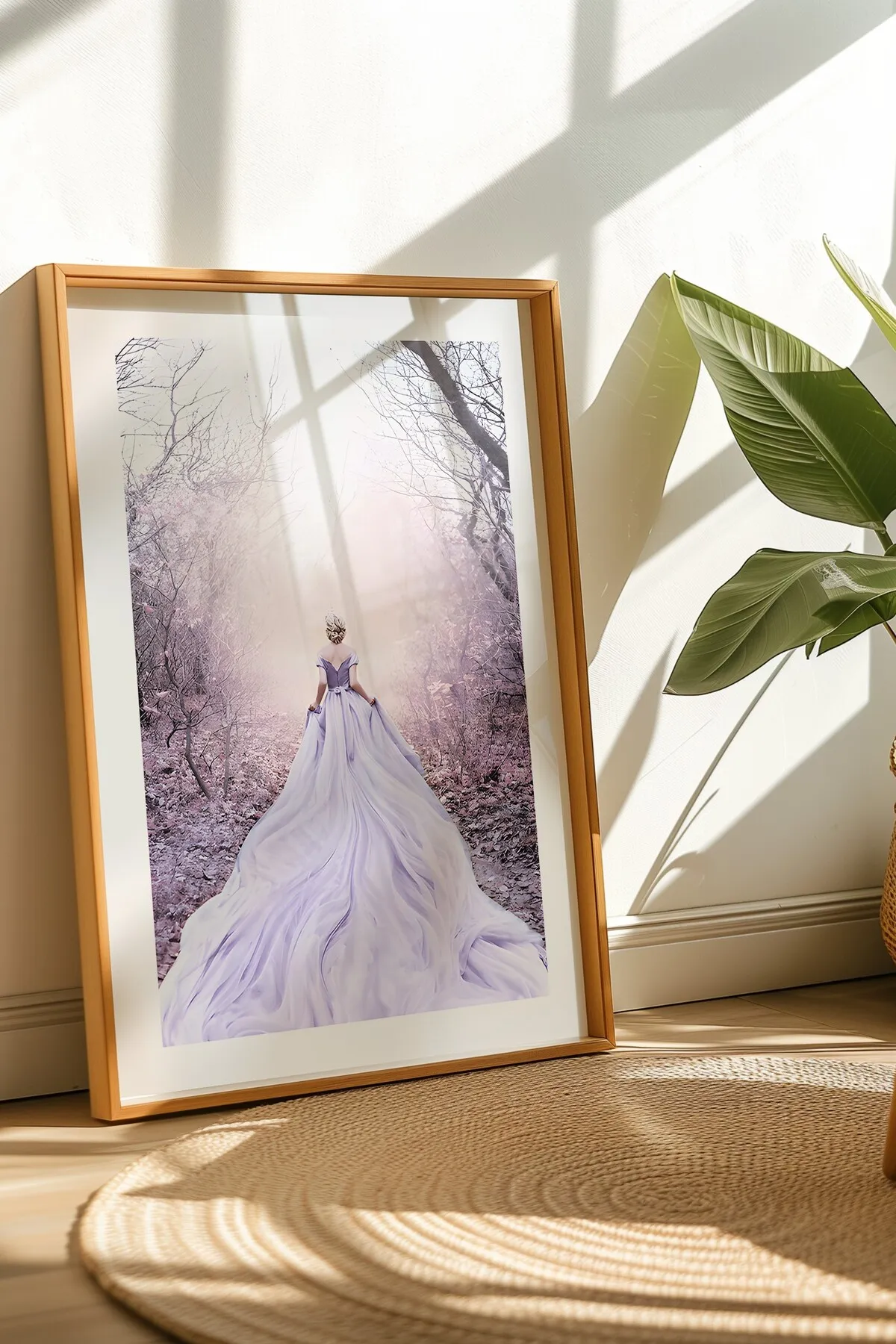 Prenses ve Unicornu Estetik 4'lü Poster Seti