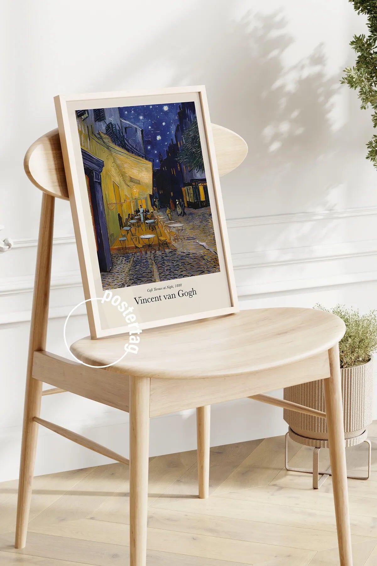 Café Terrace at Night [Van Gogh] - Modern Estetik Tablo