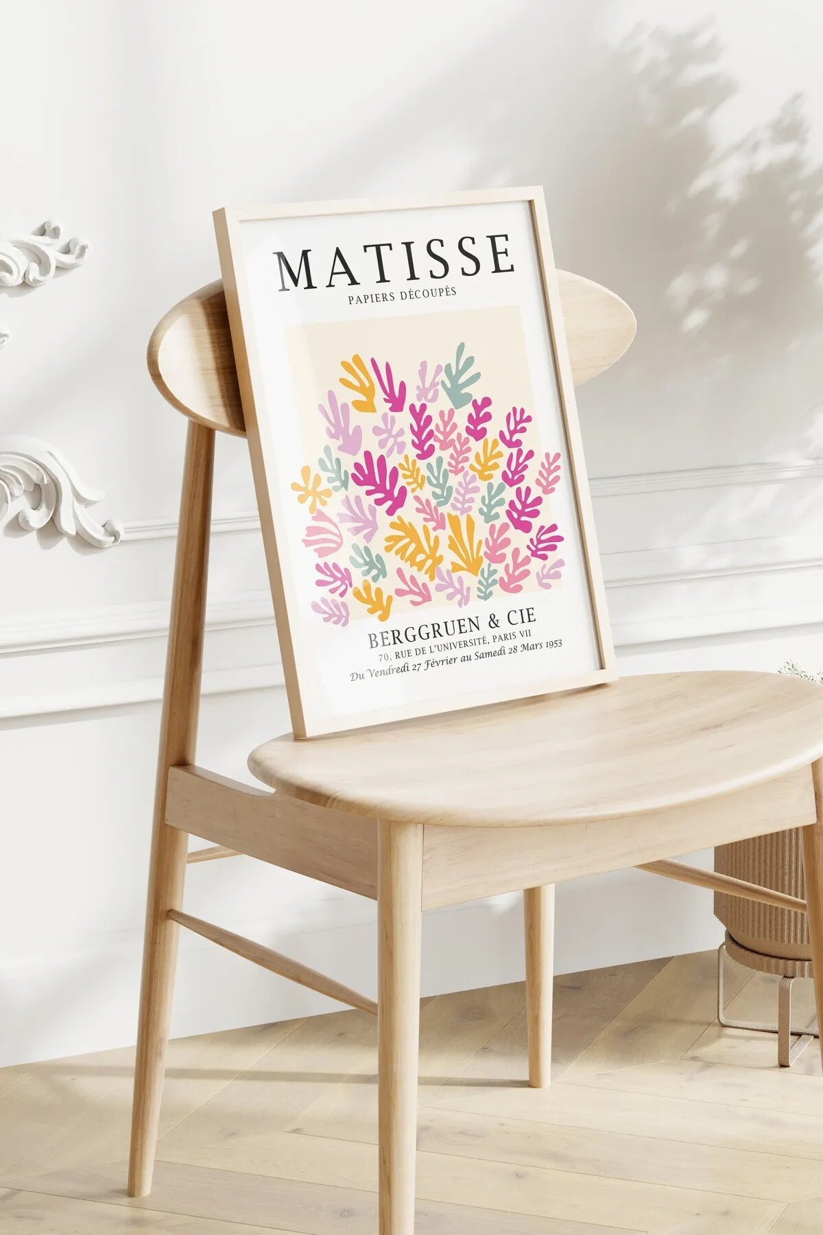 Henri Matisse Çiçek Pazarı Konseptli 3'lü Poster Seti