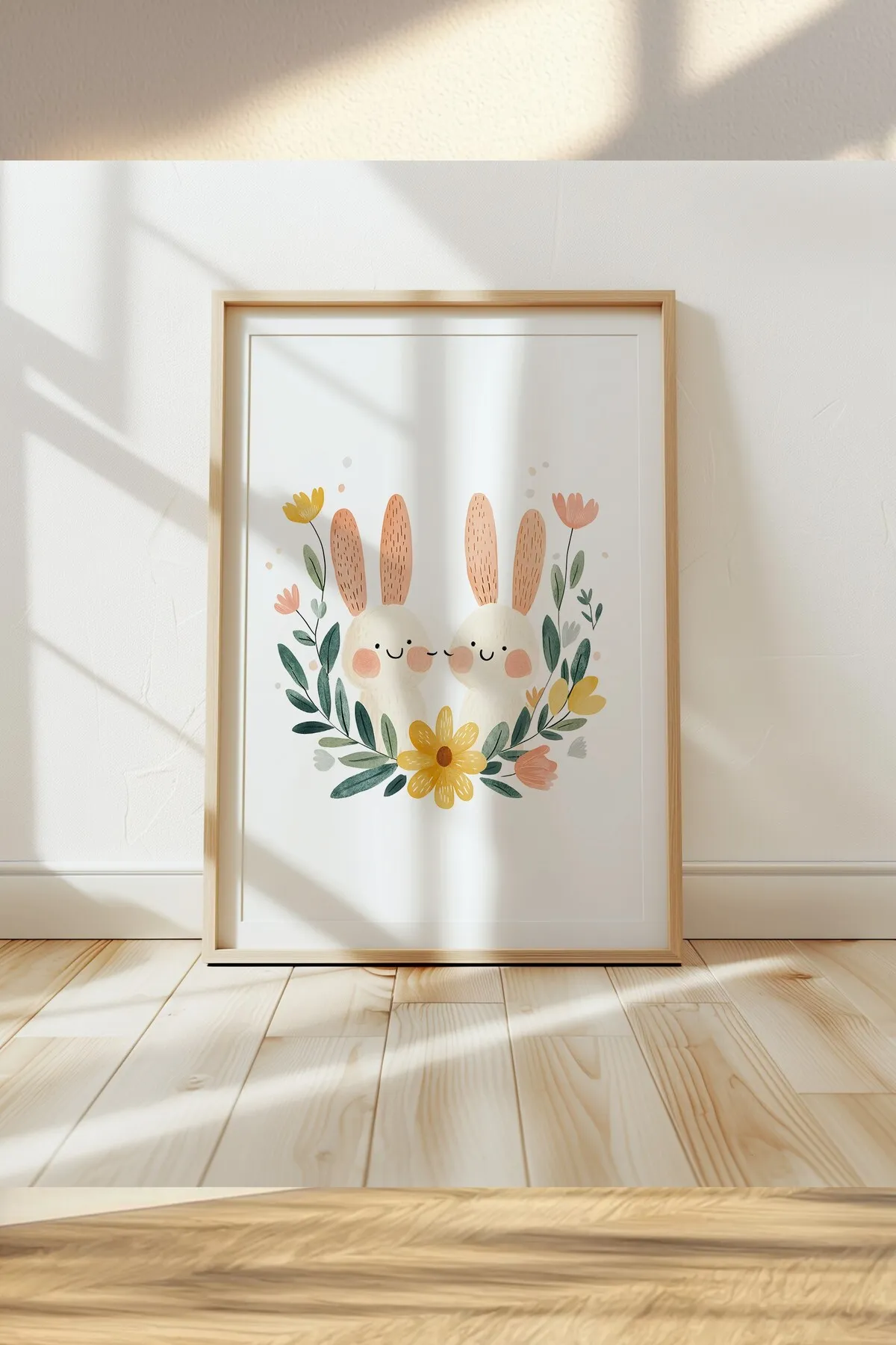 Tatlı Tavşanlar Paskalya Temalı 3'lü Poster Seti