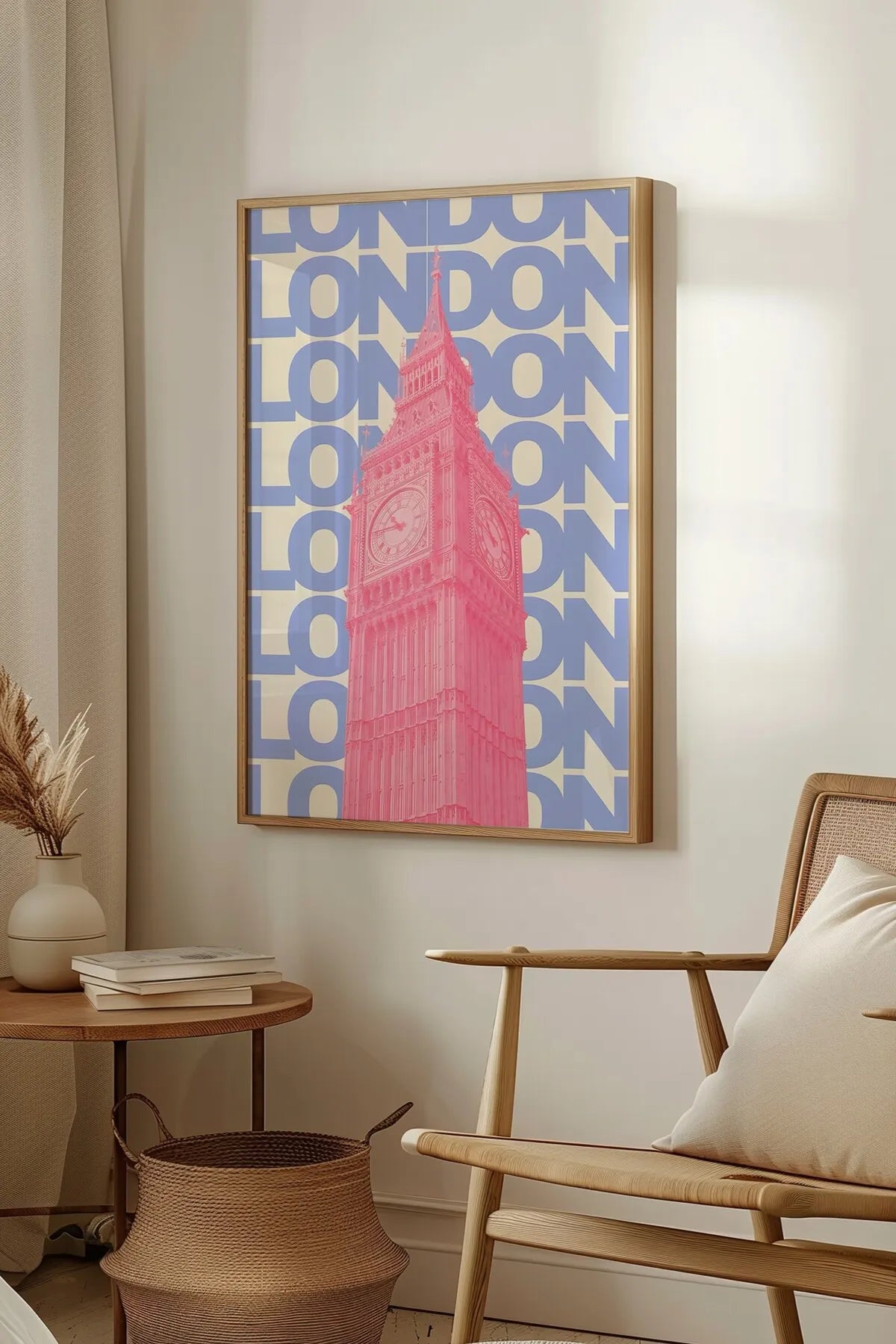 Londra & Berlin & Dubai - İllüstrasyon Tarzı 3'lü Şehir Poster Seti