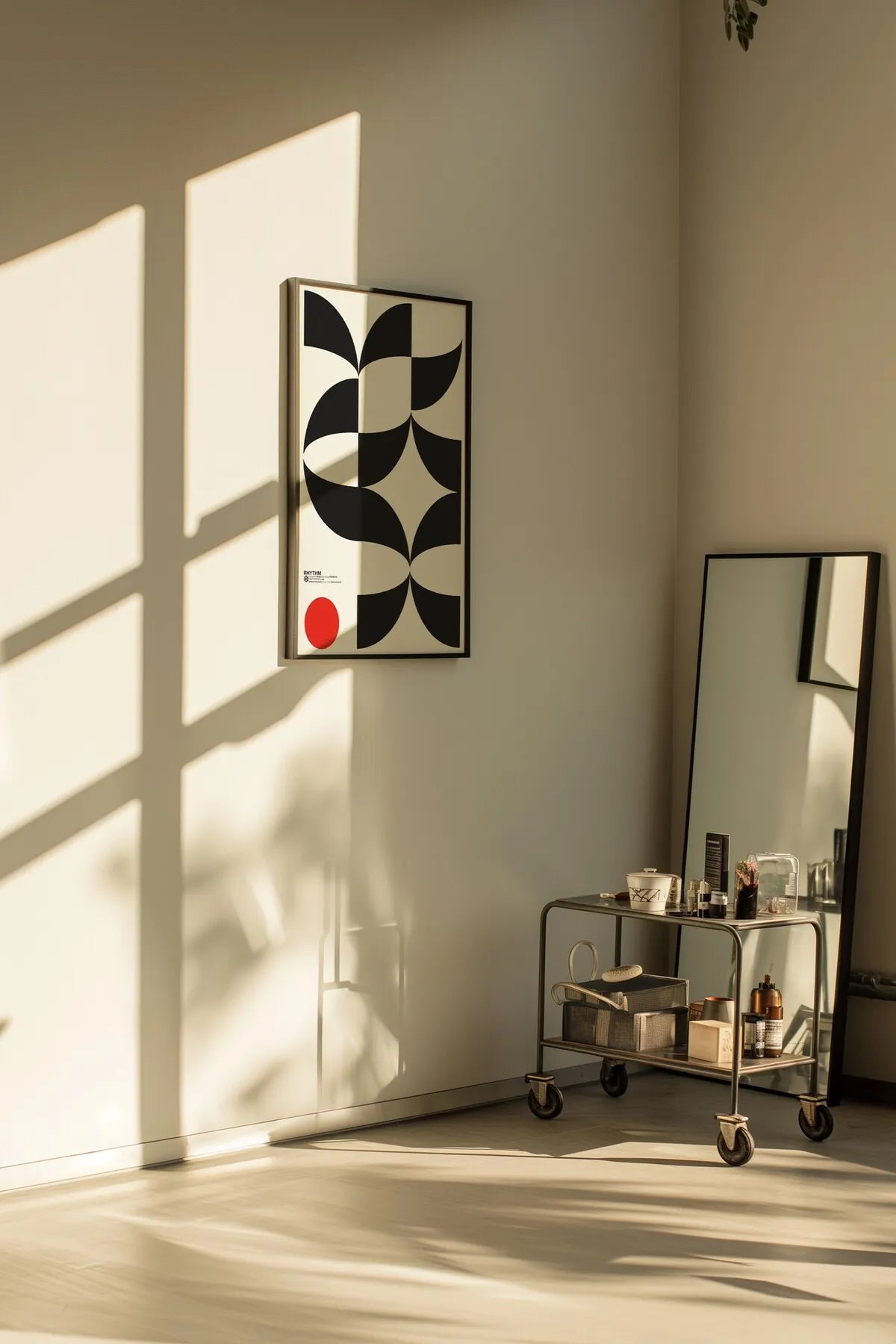 Minimalist Estetik Siyah İlllüstrasyon Posteri