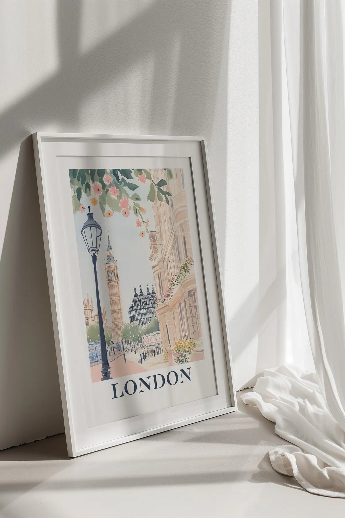 London - Bohem Tarzda Estetik Şehir Tablosu