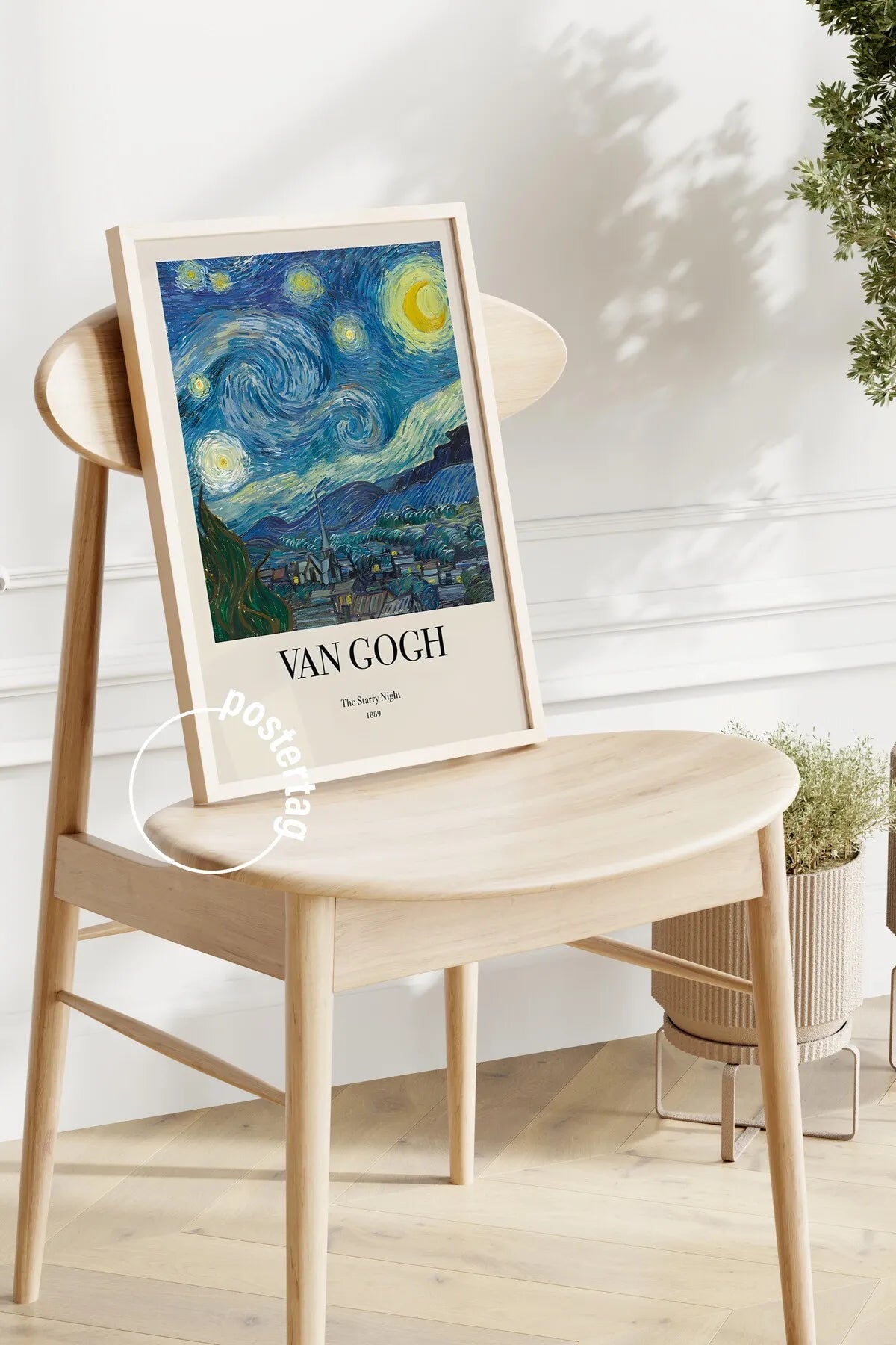 The Starry Night [Van Gogh] - Modern Estetik Tablo