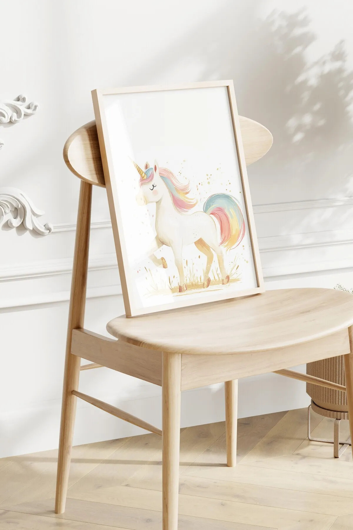 Tatlı Unicorn ve Gökkuşağı 3'lü Poster Seti
