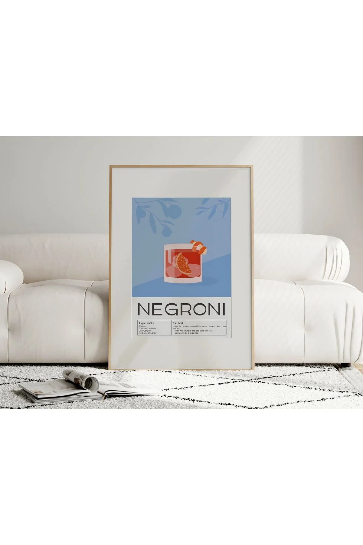Negroni - Modern Kokteyl Tablo