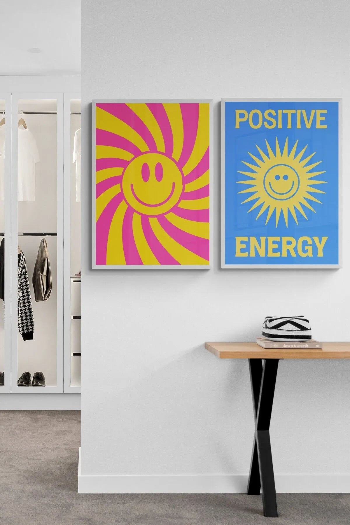 Mutlu Yüz & Pozitif Enerji 2'li Poster Seti
