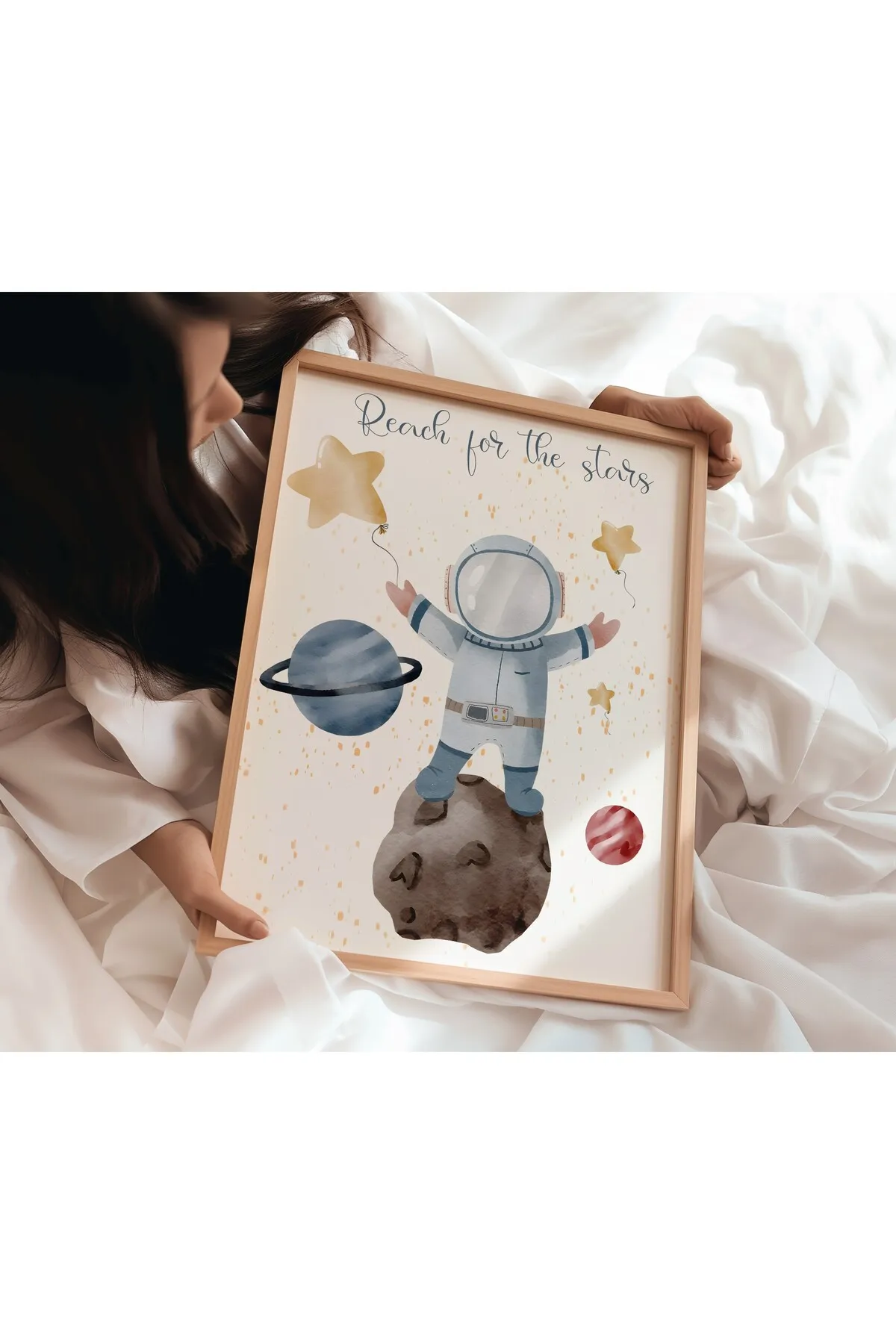 Astronot ve Yıldızlar 3'lü Poster Seti